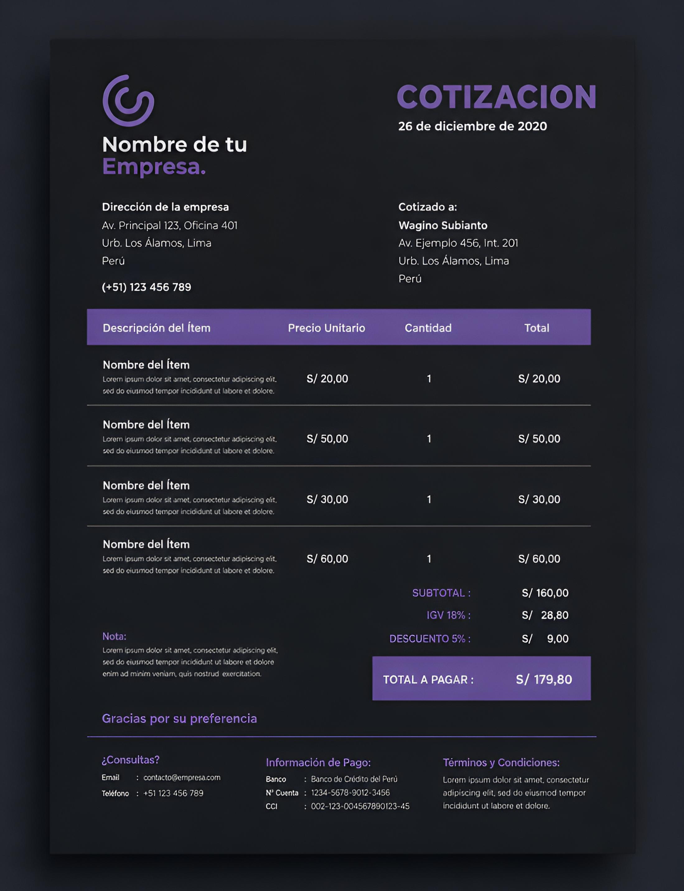 Proforma